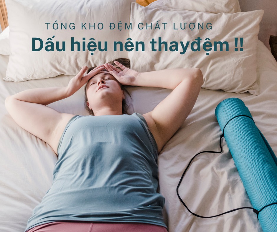 Chú ý !!! Thay đệm ngay nếu bạn đang gặp các vấn đề sức khỏe này!