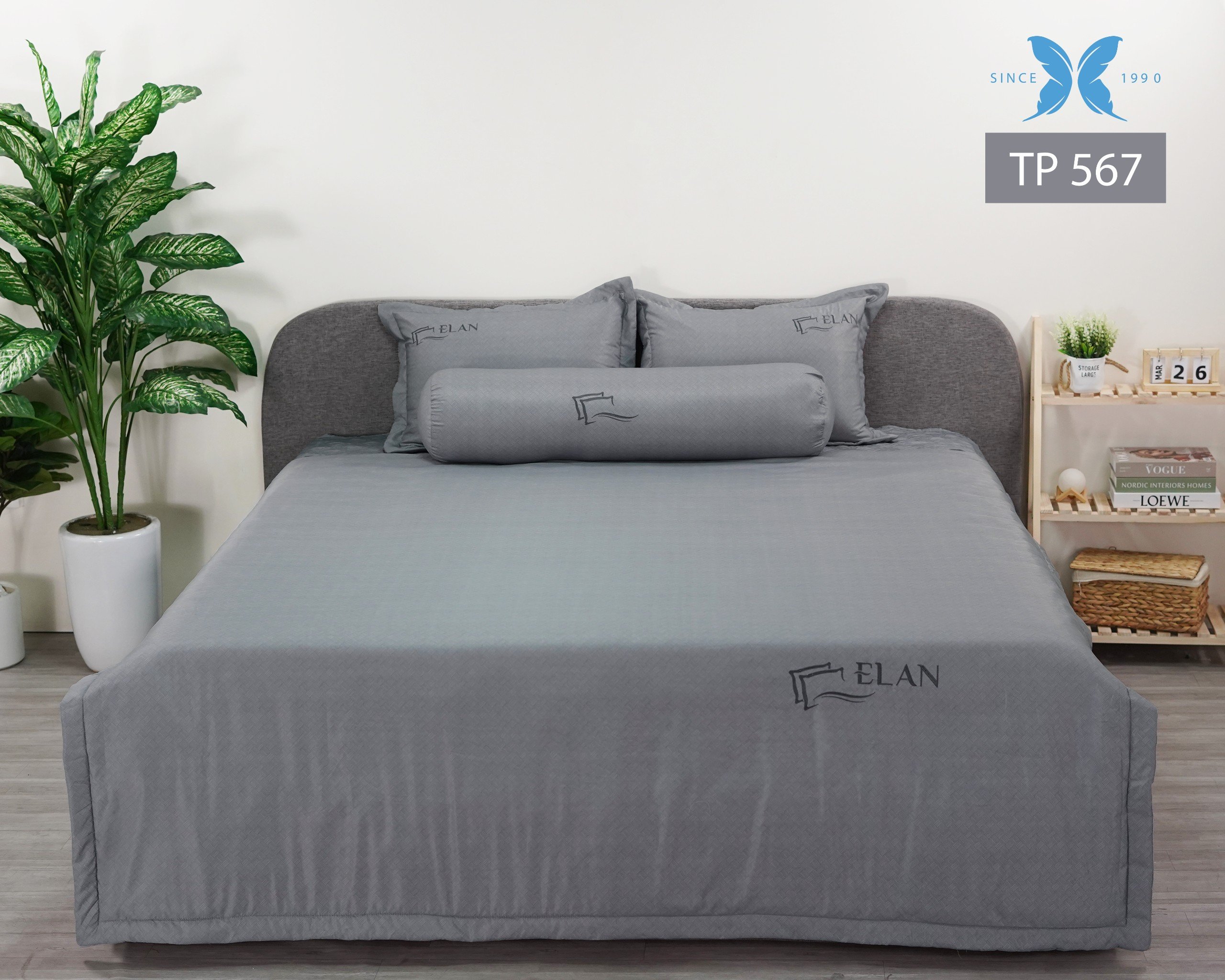 Bộ Chăn Ga Gối Elan Tencel TP